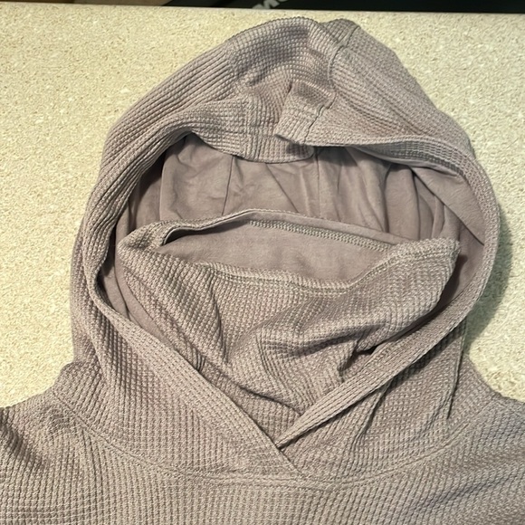 Under Armour Women’s Waffle Funnel Neck Hoodie - Picture 3 of 4